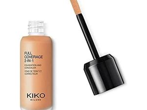 KIKO MILANO - Full Coverage Foundation and Concealer Liquid Foundation Makeup Innovative Formula Superior Coverage | Color Medium to Dark 40 | Cruelty Free | Professional Makeup | Made in Italy