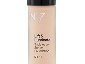 No7 Lift & Luminate TRIPLE ACTION Serum Foundation - Honey