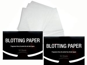 2 Pks FRAGRANCE-FREE Unscented Natural Abaca Blotting Paper - 100 Oil Blotting Sheets - Makeup Friendly UNISEX Oily Skin Shine Blotter Photography Zoom Meetings Travel Gym School - MADE IN TAIWAN