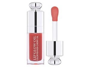 HJuyYuah Hydrating Lip Glow Oil Plumping Lip Tint Transparent Lip Care Oil Non-sticky Big Brush Head Glitter Shine Primer Lip Tint 6ML (#04)
