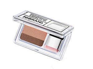 1PC Lazy Eyeshadow Long Lasting Waterproof Eyeshadow Two-tone Glitter Gradient Eye Shadow Palette Easy Quick Makeup Eyeshadow Set With Brush(02#)