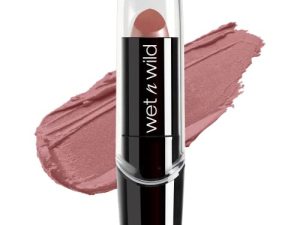 wet n wild Silk Finish Lipstick| Hydrating Lip Color| Rich Buildable Color| Dark Pink Frost