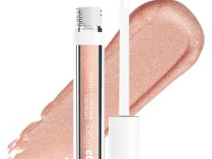 wet n wild Mega Slicks Lip Gloss | Long Lasting | Hyaluronic Acid | High Shine | Champagne Please