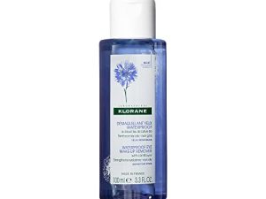 Klorane - Waterproof Eye Makeup Remover With Organically Farmed Cornflower - Sensitive Skin Approved -Fragrance Free & Paraben-Free - Vegan - 3.4 fl. oz.