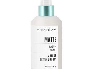 Valjean Labs Matte Makeup Setting Spray | Koalin + Vitamin E | Long-Lasting Wear