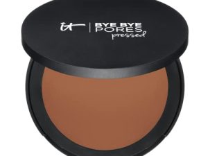 IT Cosmetics Bye Bye Pores Pressed Finishing Powder - Universal Deep Shade - Contains Anti-Aging Peptides