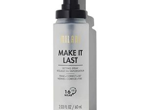 Milani Make It Last 3-in-1 Setting Spray and Primer- Prime + Correct + Set (2.03 Fl. Oz.) Makeup Finishing Spray and Primer - Long Lasting Makeup Primer and Spray