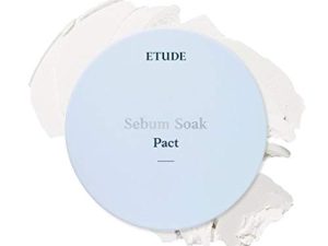 ETUDE HOUSE Sebum Soak Pact | Facial Oil Control and Soft Skin with this Mineral Powder that Absorbs Sebum for a Matte Face | K-beauty
