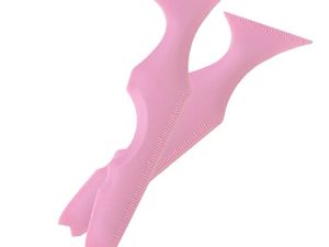 Eyeliner Stencils Reusable Silicone Winged Tip Eyeliner Aid Eyebrow Pencil Stencil 5 in1 Eyeliner Stencils for Hooded Eyes