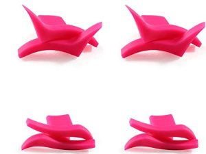 4Pairs of (classic style and dramatic syle) Silicon Wing Eyeliner Stamp Eyeshadow Stencil Models Wing Style Eye Liner Stamp Makeup Template Shaper Beauty Tool Accessories