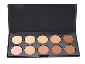 Vodisa 10 Colour Makeup Contour Palette-Cream Concealer Kit- Blemish Face Contouring Highlighter Palette- Sleek Cosmetics Professional Base Foundation Beauty Make up Cream Makeup Blemish Pallet