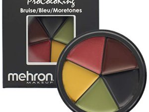 Mehron Makeup 5 Color Bruise Wheel for Special Effects