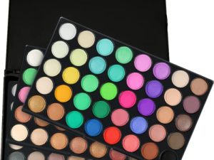 120 Colors Eyeshadow Palette Makeup Palette High Pigmented Matte Shimmer Eyeshadow Long-lasting Waterproof Makeup
