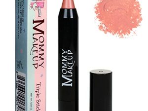 Triple Sticks Lipstick & Cream Blush - Moisturizing long-wearing lip color with medium coverage for lips and cheeks [Riley Love]