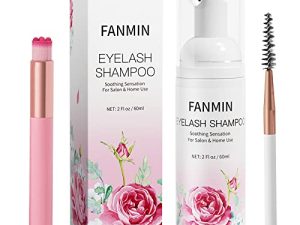 Eyelash Extension Cleanser 60ml +Mascara Wand+ Brush Eyelid Foaming Cleanser
