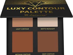 Contour Palette Powder Contour Kit - Contouring Makeup Palette With Mirror - 4 Highly Pigmented Matte Colors For Contouring And Highlighting - Vegan