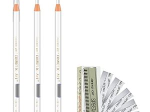 Ownest 3 Pcs Microblading White Eyeliner Eyebrow Pencil