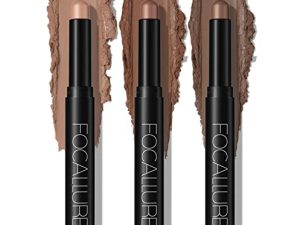 FOCALLURE 3 Pcs Cream Eyeshadow Stick