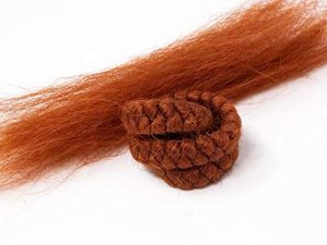 Mehron Makeup Crepe Hair 12-inch Braid (Auburn)