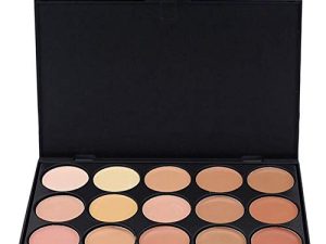 Vodisa 15 Color Ultra Contour Kit-Face Contouring and Highlighter Palette-Beauty Cosmetics Cream Makeup Blemish Concealer Palette