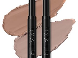 FOCALLURE 2 Pcs Shimmer Cream Eyeshadow Stick
