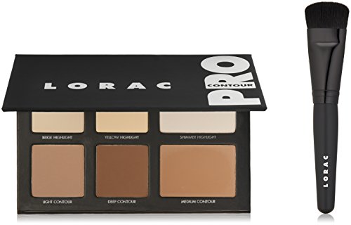 LORAC PRO Contour Palette & Contour Brush | Contour Powders & Highlighter Makeup | Mirror Compact LORAC PRO Contour Palette & Contour Brush | Contour Powders & Highlighter Makeup | Mirror Compact
