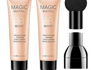 2 Pcs BB Cream Full Coverage Foundation