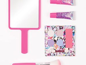 Three Cheers for Girls Graffiti True Colors Cosmetic Set - Graffiti Glam Makeup Kit for Girls - Kids Makeup Starter Kit with Lip Gloss