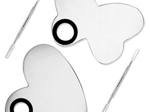 AYWFEY 2 Pack Makeup Palette and Spatula Set