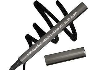 Mirabella Black Magic Marker Liquid Eyeliner - Perfect Brush-Tip for Precise and Controlled Application - Long-Lasting liquid