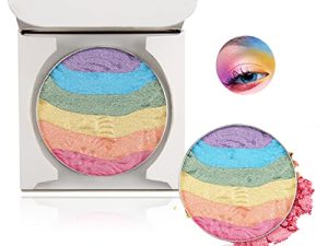 NewBang Chameleon Neon Rainbow Lazy Eyeshadow Makeup Palette Gift Shimmer Glitter Bright Holographic Multichrome Metallic Eye Shadow Gradient High Pigmented Multi Colorful Shift Sparkle Waterproof