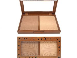W7 Hollywood Bronze & Glow - Pressed Powder Duo Shimmer Bronzer & Highlighter - Contouring & Highlighting Vegan Makeup