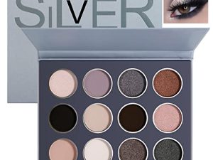 DE'LANCI Black Eyeshadow Palette for Halloween Makeup