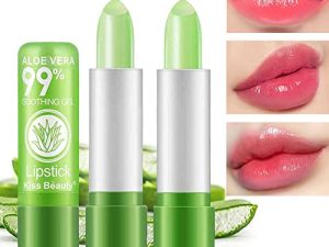 BINGBRUSH 2 Pcs Aloe Vera Color Changing Lipstick