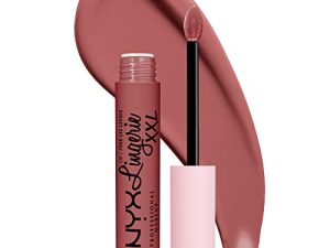 NYX PROFESSIONAL MAKEUP Lip Lingerie XXL Matte Liquid Lipstick - Strip'd Down (Coral Beige)