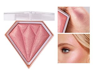Face Glitter Blush Pink Shimmer Highlighter Blusher Powder Makeup Cosmetics Facial Contour Corrector Shine Rouge (#05 Mermaid)