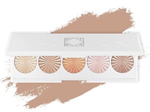 Ofra Cosmetics Ofraglow Signature Palette - 5 Color Highlighter Palette with Mirror for Face