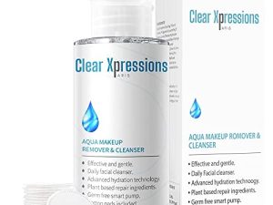 CLEAR XPRESSIONS Paris Aqua Makeup Remover and Cleanser for All Skin Types