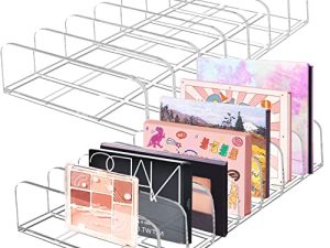 2 Pcs Acrylic Eyeshadow Palette Makeup Organizer