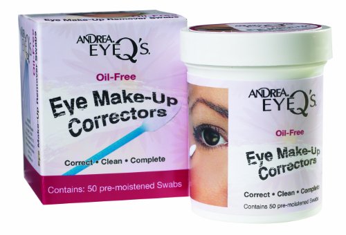Andrea Eyeq's Oil-free Eye Make-up Correctors Pre-moistened Swabs Andrea Eyeq's Oil-free Eye Make-up Correctors Pre-moistened Swabs