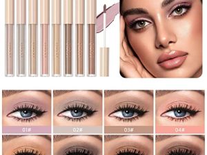 SUMEITANG 8 Colors Matte Liquid Eyeshadow Set