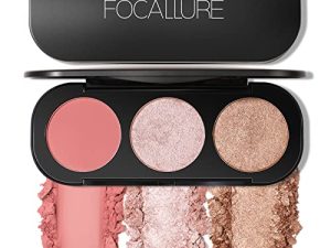FOCALLURE Blush and Highlighter Palette