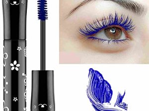 Blue Mascara Volumizing Cat eye mascara Eyes Makeup Color Mascara Waterproof Fast Dry Eyelashes Curling Lengthening Makeup Eye Lashes Party Stage Use
