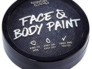 Water Activated Face and Body Paint - Black