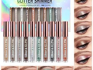 10 PCS Eyeshadow Palette Naked Eyeshadow Sweatproof Makeup Set