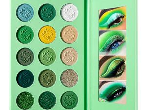 DE'LANCI Avocado Green Eyeshadow Palette 15 Color