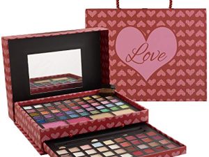 Makeup Kits for Teens - 2-Tier Love Make Up Gift Set and Eyeshadow Palette for Teen Girls and Juniors -Variety Shade Array - Full Starter Kit for Beginners or Pros by Toysical
