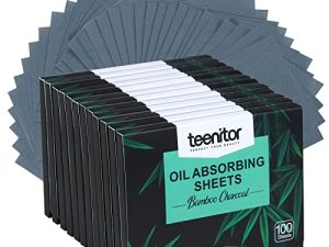 1200 Sheets Natural Blotting Paper for Oily Skin with Bamboo Charcoal