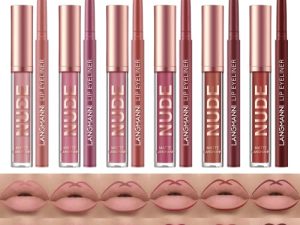 URQT 12pcs Lip Liner and Lipstick Makeup Set