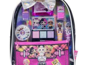 Townley Girl L.O.L. Surprise Backpack Beauty Cosmetic Make-up Set for Kids Teens & Girls